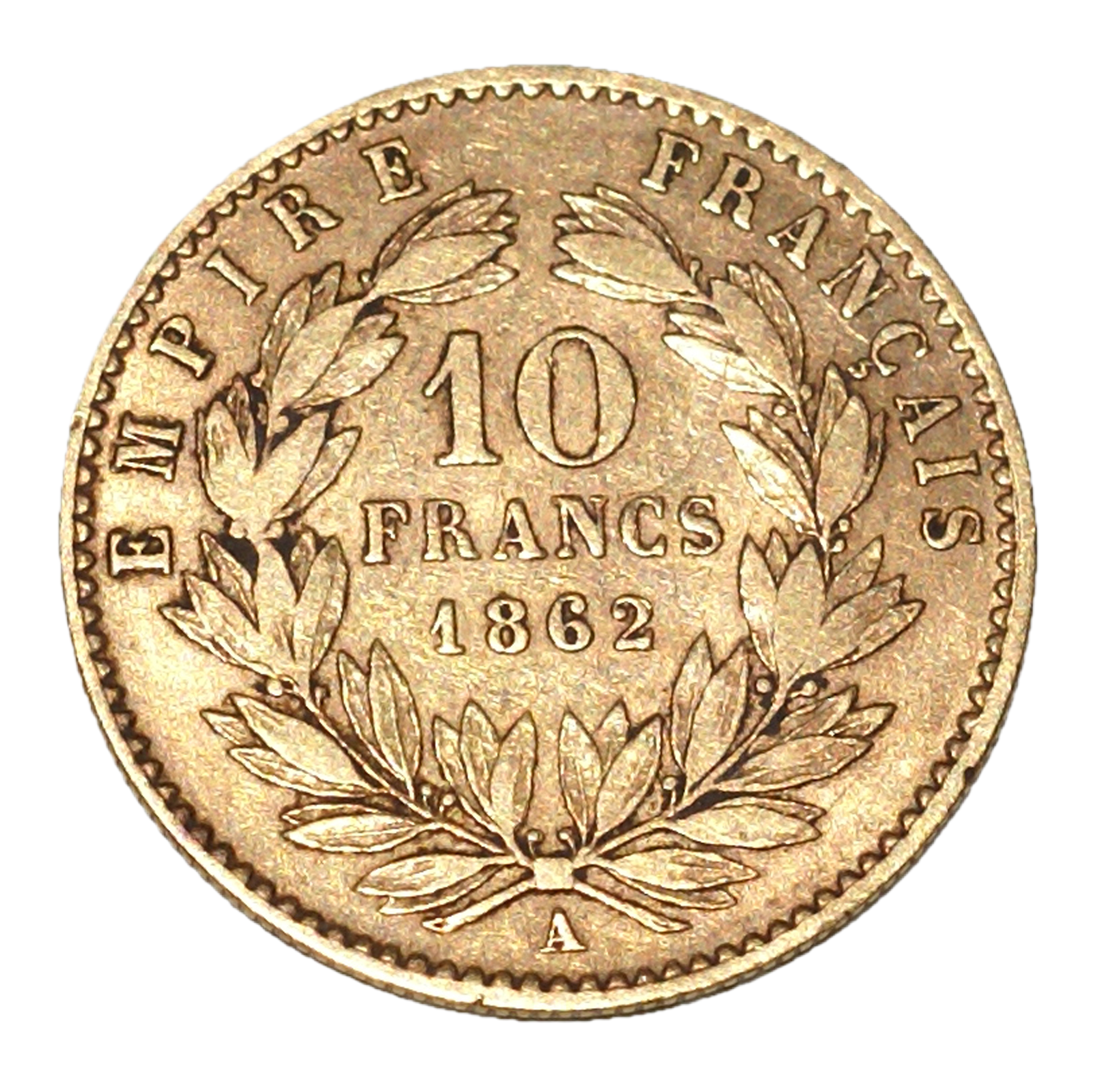Revers de la pièce Napoléon III